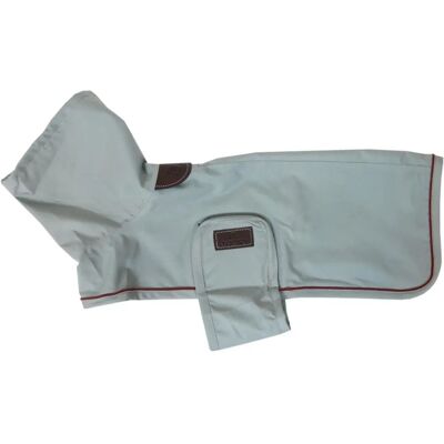 Abrigo de lluvia para perros Dusty Blue de Kentucky Dogwear - XXS Abrigo de lluvia para perros Dusty Blue de Kentucky Dogwear - XXS