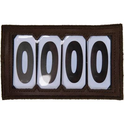 Kentucky Horsewear Numéro en PVC avec Velcro marron - Numéro - Horsewear - Publicité Kentucky Horsewear Numéro en PVC avec Velcro marron - Numéro - Horsewear - Publicité