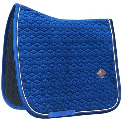 Kentucky Horsewear Marine Samt-Schabracke - Dressur-Schabracke Kentucky Horsewear Marine Samt-Schabracke - Dressur-Schabracke