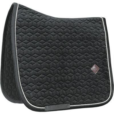 Kentucky Horsewear Tapis de dressage en velours noir - Publicité Kentucky Horsewear Tapis de dressage en velours noir - Publicité