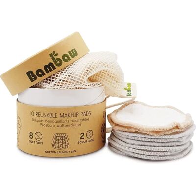 Bambaw Model - Reusable Makeup Remover Discs - 10 Units Bambaw Model - Reusable Makeup Remover Discs - 10 Units