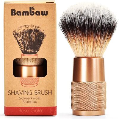 Bambaw Pinceau de Rasage Rose Gold - Pinceau de Rasage - Publicité Bambaw Pinceau de Rasage Rose Gold - Pinceau de Rasage - Publicité