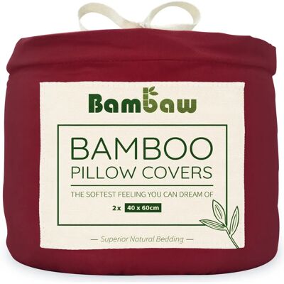 Bambaw Modelo 40x60 - Bordeaux - Enchimento de almofada Bambaw Modelo 40x60 - Bordeaux - Enchimento de almofada