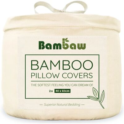Fronha de Algodão de Bambu Marfim 40x60 - Fronha Fronha de Algodão de Bambu Marfim 40x60 - Fronha