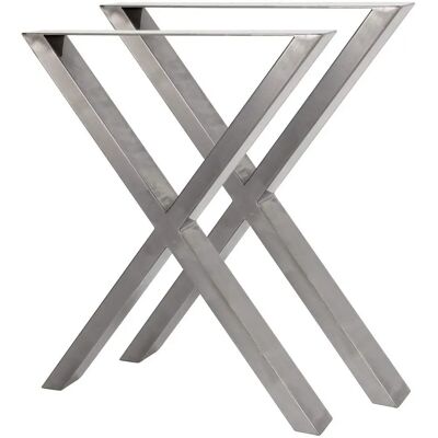 BC-ELEC HMLT-3 Patas de mesa en acero en forma de X BC-ELEC HMLT-3 Patas de mesa en acero en forma de X