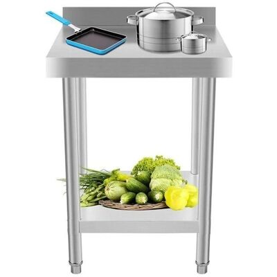 Mesa de Cocina de Acero Inoxidable Bc-elec - 3 Tamaños Mesa de Cocina de Acero Inoxidable Bc-elec - 3 Tamaños
