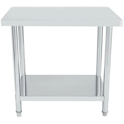 Mesa de Cocina BC-ELEC WT100 Acero Inoxidable - 100x60cm - Altura Ajustable Mesa de Cocina BC-ELEC WT100 Acero Inoxidable - 100x60cm - Altura Ajustable