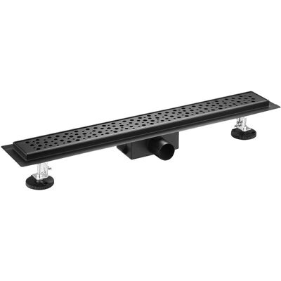 Bc-elec L06-90-B Drenaje de ducha en acero inoxidable negro mate - Tipo lluvia Bc-elec L06-90-B Drenaje de ducha en acero inoxidable negro mate - Tipo lluvia