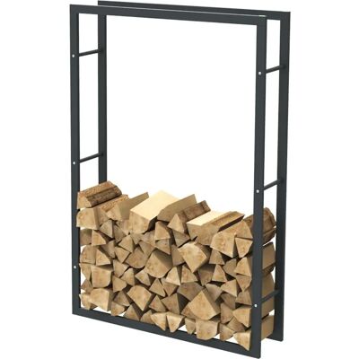 BC-ELEC HHWPF0026 Estantería para leña - Acero negro 150x100x25cm BC-ELEC HHWPF0026 Estantería para leña - Acero negro 150x100x25cm