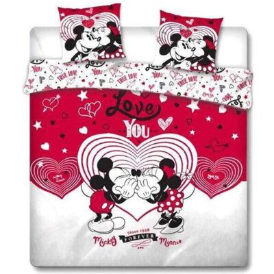 Housse de Couette Disney Minnie Mouse Love You - 240x200 cm - Publicité Housse de Couette Disney Minnie Mouse Love You - 240x200 cm - Publicité