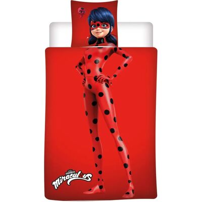 Miraculous Ladybug Enkel Dekbedovertrek - 140x200 cm Miraculous Ladybug Enkel Dekbedovertrek - 140x200 cm