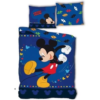 Fronha de edredão Disney Minnie Mouse - Azul - 140x200cm - Conjunto de roupas de cama Fronha de edredão Disney Minnie Mouse - Azul - 140x200cm - Conjunto de roupas de cama