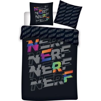 Nerf Logo Biologisch Katoenen Dekbedovertrek 140x200cm Nerf Logo Biologisch Katoenen Dekbedovertrek 140x200cm