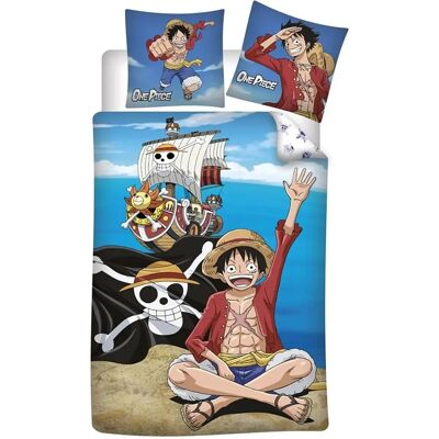 Parure de lit One Piece - 140x200cm - 100% coton - Publicité Parure de lit One Piece - 140x200cm - 100% coton - Publicité