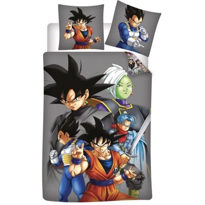 Housse de Couette Vert Gris Dragon Ball Z - 140x200cm - Publicité Housse de Couette Vert Gris Dragon Ball Z - 140x200cm - Publicité