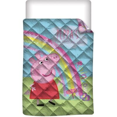 Peppa Pig Beddengoed - Microfiber, 140x200 cm, Antraciet - Bedding set Peppa Pig Beddengoed - Microfiber, 140x200 cm, Antraciet - Bedding set