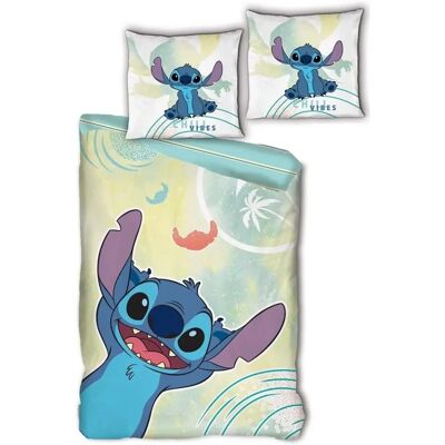 LILO & STITCH - Ensemble de linge de lit 140x200cm - coton biologique - Publicité LILO & STITCH - Ensemble de linge de lit 140x200cm - coton biologique - Publicité