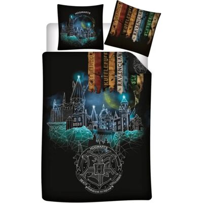 Zestaw pościeli Harry Potter Hogwarts - Mikrofibra - 140x200cm Zestaw pościeli Harry Potter Hogwarts - Mikrofibra - 140x200cm