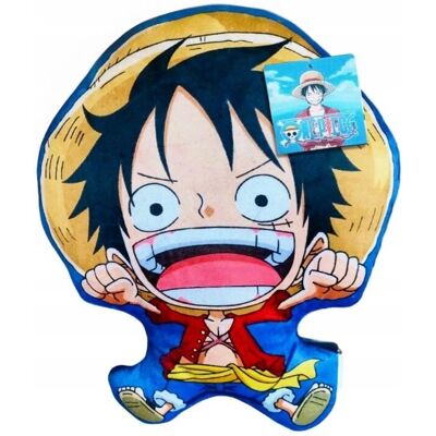 AyMax Coussin Luffy - Doux, Design Coloré - Coussin - Publicité AyMax Coussin Luffy - Doux, Design Coloré - Coussin - Publicité