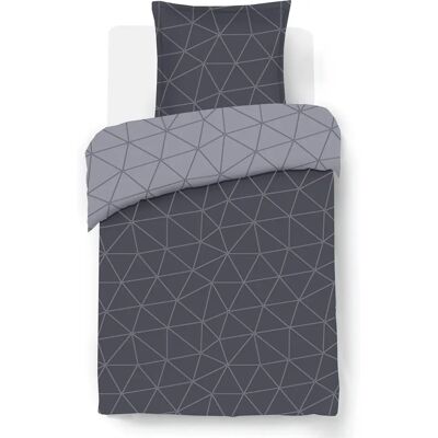 Conjunto de capa de edredom Vision Dream Antracite Geométrico Conjunto de capa de edredom Vision Dream Antracite Geométrico