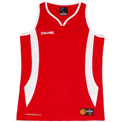 Spalding Maglietta sportiva Unisex Jam Tank Top Donna - Rosso - Maglietta Sportiva Spalding Maglietta sportiva Unisex Jam Tank Top Donna - Rosso - Maglietta Sportiva