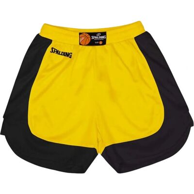 Spalding Hustle Shorts - 100% Poliestere - 160 Gsm - Pantaloncini basket Spalding Hustle Shorts - 100% Poliestere - 160 Gsm - Pantaloncini basket