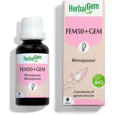 Herbalgem Fem 50+ Tropfen Bio Wechseljahre - Unterstützung für Frauen 50+ Herbalgem Fem 50+ Tropfen Bio Wechseljahre - Unterstützung für Frauen 50+