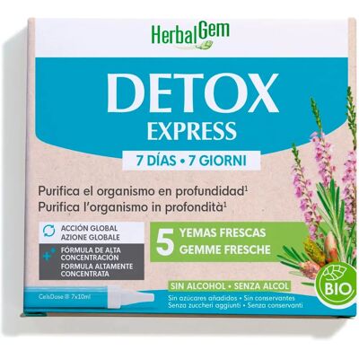 Herbalgem Detox Express - 7-Tage Bio Flüssigkeitspräparat Herbalgem Detox Express - 7-Tage Bio Flüssigkeitspräparat