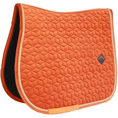 Coussin de Selle en Velours Orange avec Broderie - Coussin de Selle - Publicité Coussin de Selle en Velours Orange avec Broderie - Coussin de Selle - Publicité