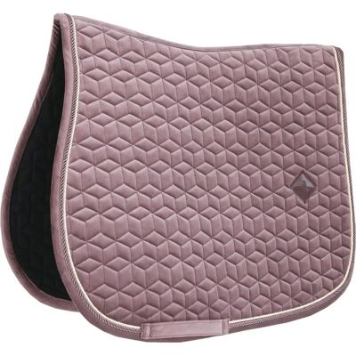 Kentucky Horsewear Tapis de Selle en Velours - Couture Étoilée, Bord Double, Broderie Personnalisée - Publicité Kentucky Horsewear Tapis de Selle en Velours - Couture Étoilée, Bord Double, Broderie Personnalisée - Publicité