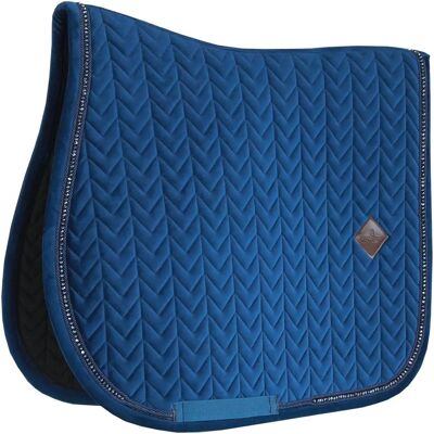 Kentucky Horsewear Velvet Pearls Marine - Sattelunterlage Kentucky Horsewear Velvet Pearls Marine - Sattelunterlage