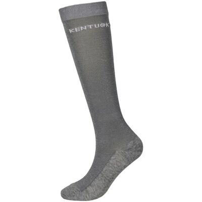 Chaussettes Glitter Gris Kentucky Horsewear - Chaussettes - Publicité Chaussettes Glitter Gris Kentucky Horsewear - Chaussettes - Publicité