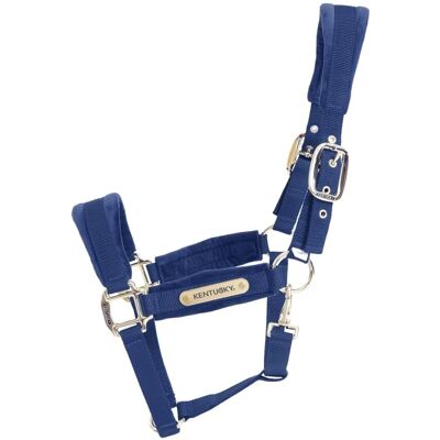Kentucky Horsewear Halter Velours Marine - Halter pour Cheval - Publicité Kentucky Horsewear Halter Velours Marine - Halter pour Cheval - Publicité