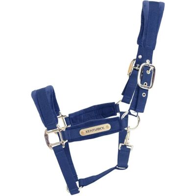 Kentucky Horsewear Marine Halter en Velours - Halfter - Publicité Kentucky Horsewear Marine Halter en Velours - Halfter - Publicité
