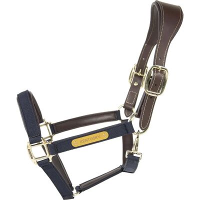 Kentucky Horsewear Marine Nylon Anatomisch Stallhalfter - Pferdehalfter Kentucky Horsewear Marine Nylon Anatomisch Stallhalfter - Pferdehalfter