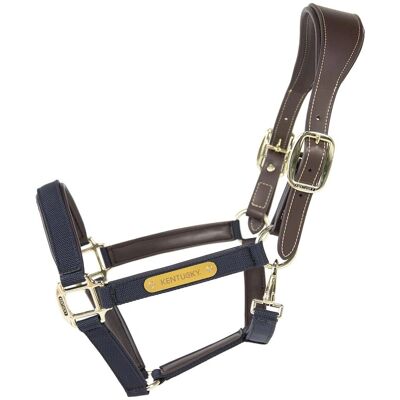 Kentucky Horsewear Marine Anatomisch Nylon Stallhalfter - Voll Kentucky Horsewear Marine Anatomisch Nylon Stallhalfter - Voll