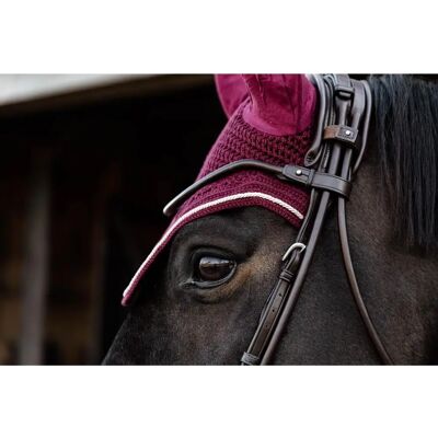 Kentucky Horsewear Wellington Velvet Fliegenmütze - Fliegenabwehr Kentucky Horsewear Wellington Velvet Fliegenmütze - Fliegenabwehr