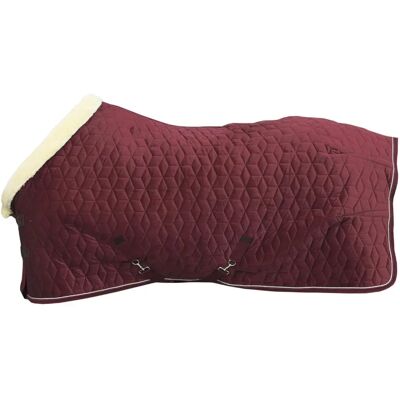 Kentucky Horsewear Couverture de Concours Bordeaux Velours - Turnout Rug - Publicité Kentucky Horsewear Couverture de Concours Bordeaux Velours - Turnout Rug - Publicité