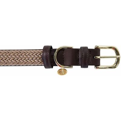 Collare per cani in nylon intrecciato beige Kentucky Dogwear 55/62 Cm Collare per cani in nylon intrecciato beige Kentucky Dogwear 55/62 Cm