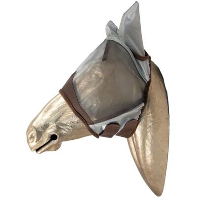 Kentucky Horsewear Masque Anti-Insectes Classique avec Oreilles - Argent - Publicité Kentucky Horsewear Masque Anti-Insectes Classique avec Oreilles - Argent - Publicité