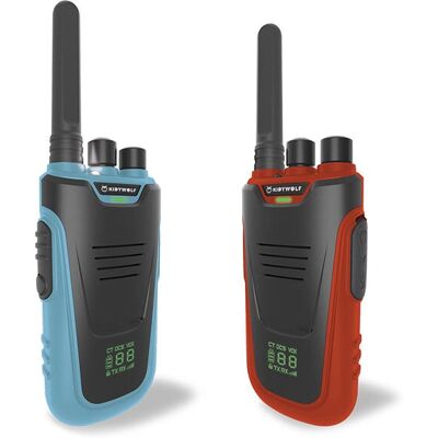 Kidywolf Walkie-Talkies con Linterna - azul/rojo Kidywolf Walkie-Talkies con Linterna - azul/rojo