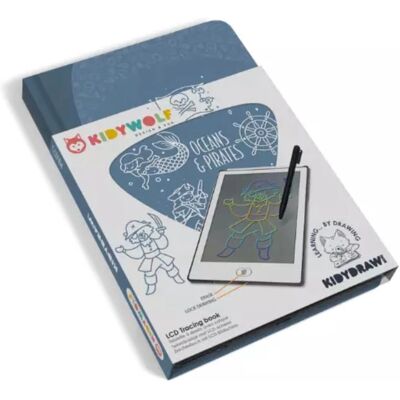 Kidywolf Kidydraw Mini LCD-Zeichenbrett - Ozean/ Piraten - Blau Kidywolf Kidydraw Mini LCD-Zeichenbrett - Ozean/ Piraten - Blau