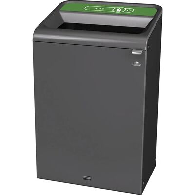 Rubbermaid Configure Lixeira de Reciclagem - 57L Aço Verde Rubbermaid Configure Lixeira de Reciclagem - 57L Aço Verde
