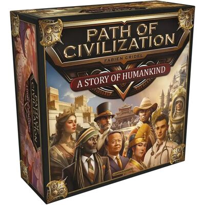 Asmodée Path of Civilization - Jeu de société pour 1-5 joueurs - Publicité Asmodée Path of Civilization - Jeu de société pour 1-5 joueurs - Publicité