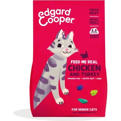 Edgard & Cooper - Senior Huhn & Truthahn - Freiland - Katzentrockenfutter Edgard & Cooper - Senior Huhn & Truthahn - Freiland - Katzentrockenfutter