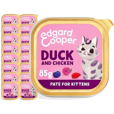 Edgard & Cooper Organic Paté for Kittens - Duck & Chicken Wet Food Edgard & Cooper Organic Paté for Kittens - Duck & Chicken Wet Food