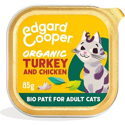 Edgard and Cooper Organic Turkey and Chicken Paté - Cereal-Free Wet Cat Food Edgard and Cooper Organic Turkey and Chicken Paté - Cereal-Free Wet Cat Food