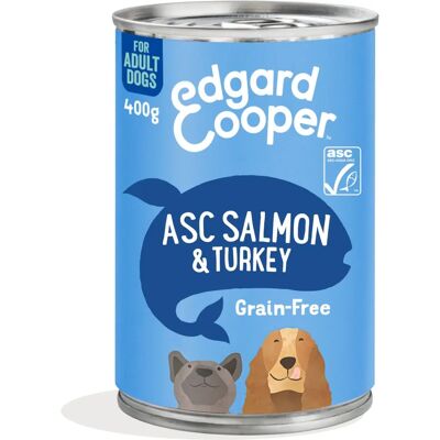 Cibo umido senza cereali per cani Edgard & Cooper Salmone Tacchino - Cibo per cani Cibo umido senza cereali per cani Edgard & Cooper Salmone Tacchino - Cibo per cani