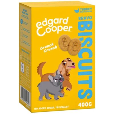 Edgard and Cooper Kalkkuna ja Kanan Keksit 400g Edgard and Cooper Kalkkuna ja Kanan Keksit 400g
