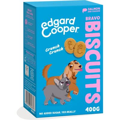 Edgard & Cooper Lachs-Huhn Hundekekse - 400g Edgard & Cooper Lachs-Huhn Hundekekse - 400g